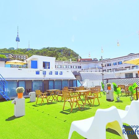 Myeongdong Rooftop Hostel Szöul Kültér fotó