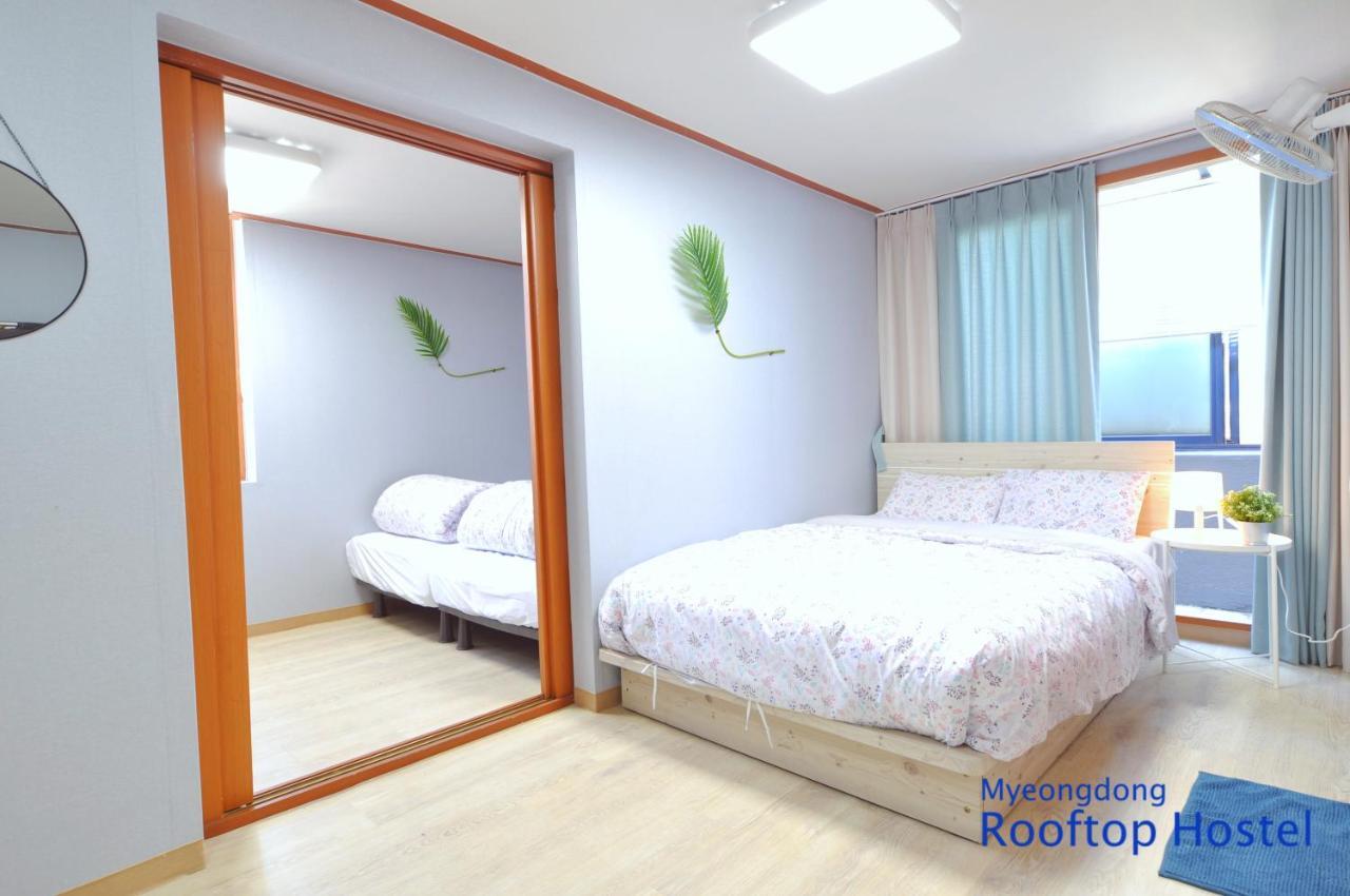 Myeongdong Rooftop Hostel Szöul Kültér fotó