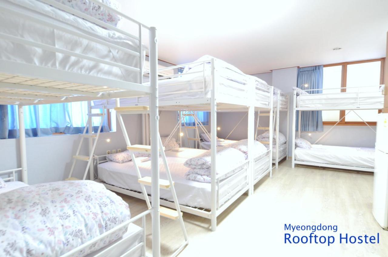 Myeongdong Rooftop Hostel Szöul Kültér fotó