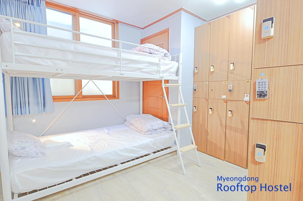 Myeongdong Rooftop Hostel Szöul Kültér fotó