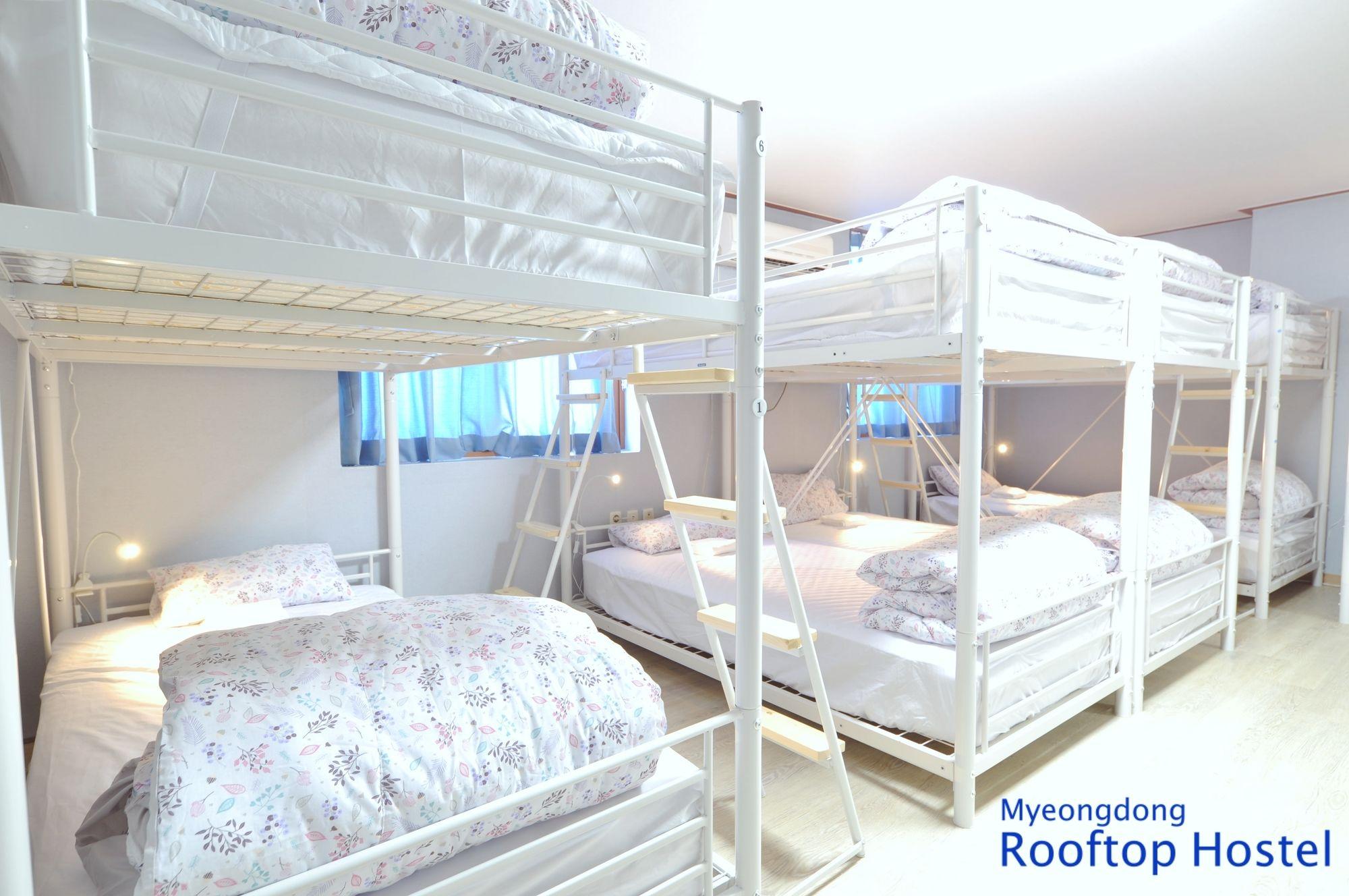 Myeongdong Rooftop Hostel Szöul Kültér fotó
